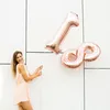 Folienballon Zahl 8 rosegold 100 cm Produktbild-Vorschau 6