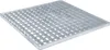 vidaXL Grille argent 50 x 50 x 2 cm Acier galvanisé à chaud Voir les images du produit 1
