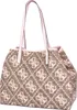 GUESS Damen Shopper Vikky Latte Logo/Pale Rose Produktbild-Vorschau 6