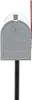 Wiltec Set US Mailbox biała 180 x 220 x 480 mm, amerykańska Podgląd zdjęcia produktu 2