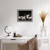 Gerahmtes Poster - Schwarzer Rahmen - Kraniche Vögel Produktbild-Vorschau 6
