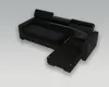 GOLDSTOFF DIWIA Ecksofa 202 x 130 cm mit Schlaffunktion & Produktbild-Vorschau 3