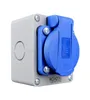 Schuko Steckdose Aufputz 230V 16A IP44 | Kompakte Produktbild-Vorschau 3