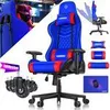 KESSER® Gamingstuhl mit Kopfstütze & Lendenkissen Produktbild-Vorschau 1