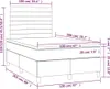 The Living Store Boxspringbett mit Matratze Dunkelgrün Produktbild-Vorschau 5