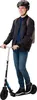 A young man is riding a scooter. Produktbild-Vorschau