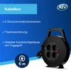 REV Kabeltrommel 4-fach 5 m H05VV-F 3G1,5mm², schwarz Produktbild-Vorschau 2