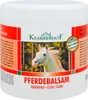A product shot of a white tub of horse balm with a horse's head on the label. Produktbild-Vorschau