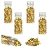 10 Flasche Blattgold Essbar, Dessert Goldfolie Flocken Produktbild-Vorschau 1