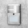 Grafner Wandlampe mit Hausnummer Bewegungsmelder Edelstahl Produktbild-Vorschau 7