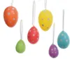 Ostereier zum Aufhängen mit Punkten Mix 4-6cm 12 Stück bunt Produktbild-Vorschau 2