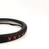 Lenkradbezug Ø 38x9 cm 15x3,5 Zoll schwarz rot für VW für Produktbild-Vorschau 7