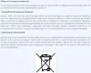 Text explaining how to dispose of batteries and the meaning of battery symbols. Produktbild-Vorschau