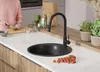 PRIMAGRAN Spülbecken Rund Anthrazit 50x50cm, Granitspüle 1 Produktbild-Vorschau 7