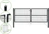 Doppelflügeliges Zauntor 3m RAZO H.120cm grau Produktbild-Vorschau 1