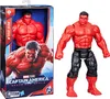 A toy action figure of Red Hulk is shown next to its packaging. The packaging features artwork of Red Hulk and branding for "Captain America: Brave New World." Produktbild-Vorschau