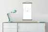 MuchoWow® Textilposter Blume - Strichzeichnung - Natur Produktbild-Vorschau 3