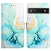 Google Pixel 6A Hülle, Marmor Motiv Kunstleder Tasche Produktbild-Vorschau 2