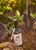 A bottle of gin is placed in the soil next to a shovel and a basket, with potatoes in the foreground. Produktbild-Vorschau