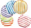 Summer Stripes Set de 6 Assiettes plates Grandes assiettes Voir les images du produit 1