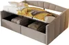 Letto imbottito Sweiko Divano letto 140x200 cm, Con Anteprima dell’immagine prodotto 8