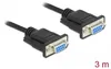 Delock Seriell Kabel RS-232 D-Sub9 Buchse zu Buchse Produktbild-Vorschau 3