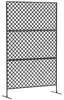Outsunny Raumteiler 3-teilig 122x198 cm Freistehend Produktbild-Vorschau 1