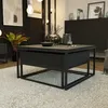 Table basse ELEGANT 2-en-1 avec tiroir et espace de Voir les images du produit 3