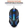 A gaming mouse with blue LED lighting against a white background. Produktbild-Vorschau