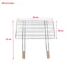 Grillrost mit Holzgriffen 58 x 30 cm Produktbild-Vorschau 2