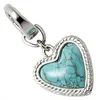 Fossil Anhänger Charms JF88020040 Herz türkis Produktbild-Vorschau 2