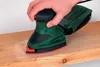 wolfcraft 10 Haft-Schleifblätter +Base K80, gel. Produktbild-Vorschau 2