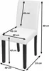 lot de 2 chaises de salle à manger HWC-O65d, chaise de Voir les images du produit 10