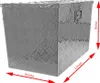 Deichselbox / Staubox aus Aluminium 830/540 x 360 x H490mm Produktbild-Vorschau 8