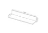 Wandregal Asti Weiß 120×21×21 cm – Hängeregal Modern Produktbild-Vorschau 5