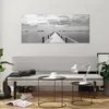 Bilder auf glas - Einteilig - Holz Brücke Meer - 120x50cm - Produktbild-Vorschau 6