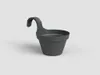 artevasi© CAPRI SINGLE Balkontopf Anthrazit 20 cm zum Produktbild-Vorschau 3