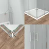 Duschkabine 90x120x185 cm Pendeltür/Scharniertür, Produktbild-Vorschau 9