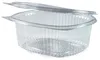 100x Feinkostbecher oval klar mit Deckel 500 ml (PET) Produktbild-Vorschau 1