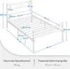Yaheetech Metallbett Bettgestell 90 x 190 cm, Bettrahmen Produktbild-Vorschau 7
