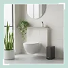 Relaxdays Mülleimer Bad, 5 l, Kosmetikeimer mit Soft-Close, Produktbild-Vorschau 3