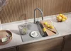 PRIMAGRAN Spülbecken Grau 70x50cm, Granitspüle 1 Becken + Produktbild-Vorschau 2
