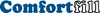 The image contains the brand name "ComfortFill" in large blue letters, with "fill" stylized in black outline. Produktbild-Vorschau