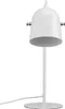 A white table lamp with a bell-shaped shade and a slender stand. Produktbild-Vorschau