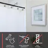 Barre de rideau de douche Bomoe sans perçage 140-260 cm Voir les images du produit 4