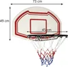 A basketball hoop with dimensions indicated by measurement lines and text. Produktbild-Vorschau