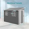 Metalen schuurtjes, 4x10 voet, inclusief vloerplaat, plat Productafbeelding-voorbeeld 2