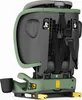 Rear view of a green child car seat. Náhled obrázku produktu