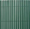 vidaXL Gartenzaun Doppelseitig PVC 90×500 cm Grün Produktbild-Vorschau 2