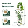 Bamworld Pflanzenständer Blumenständer Innen 6-stufiges Produktbild-Vorschau 5